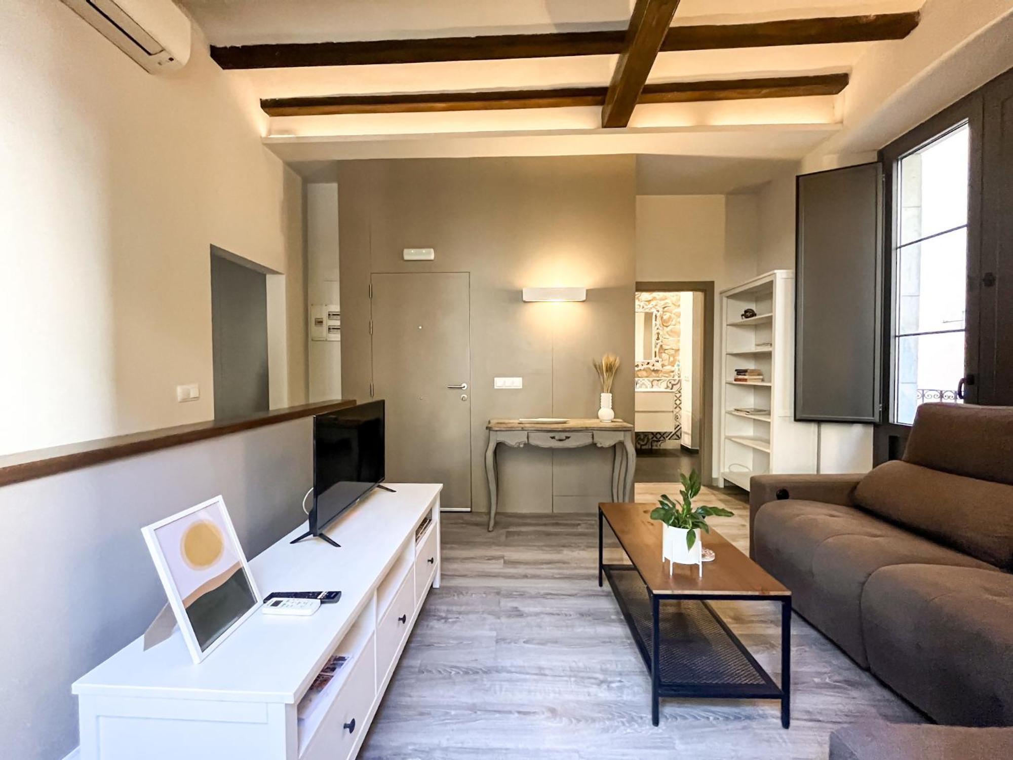 Old Town Duplex With Character Apartment Girona Bagian luar foto